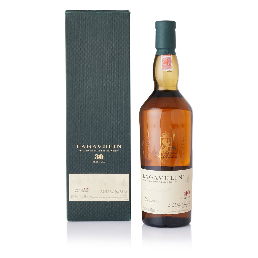 View full screen - View 1 of Lot 2233. Lagavulin 30 Year Old 52.6 abv 1976 (1 BT70).