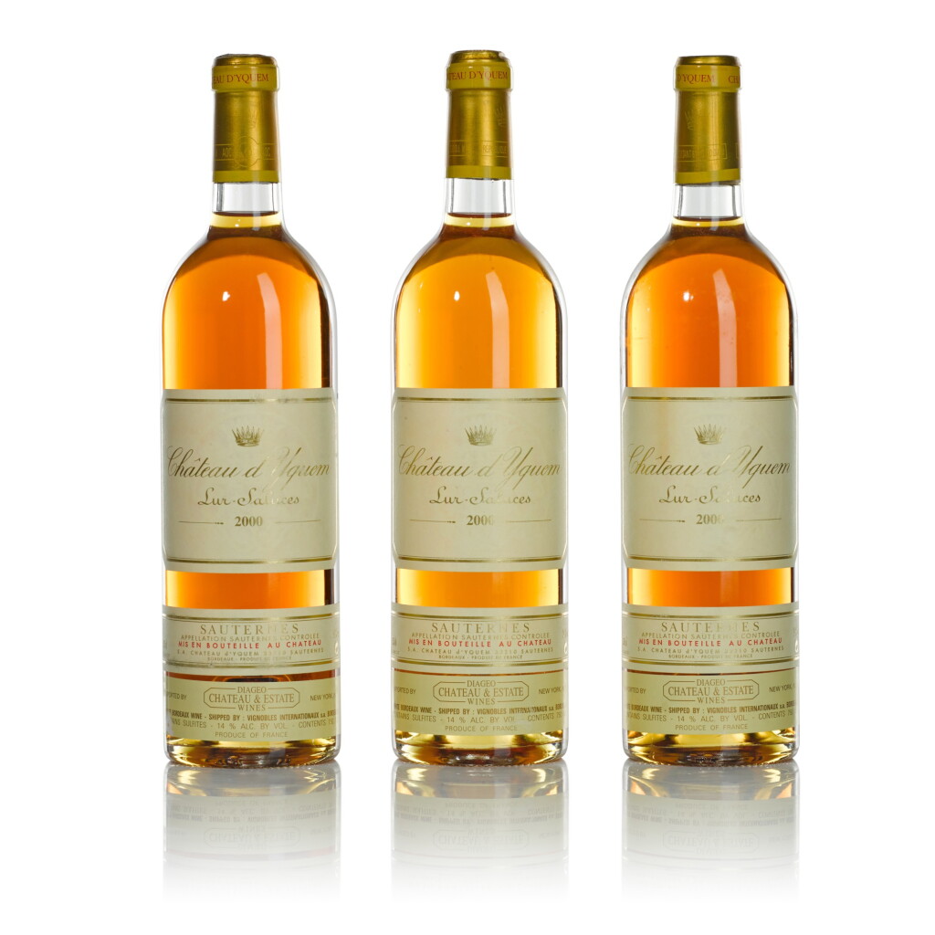 View full screen - View 1 of Lot 134. Château d'Yquem 2000 (9 BT).
