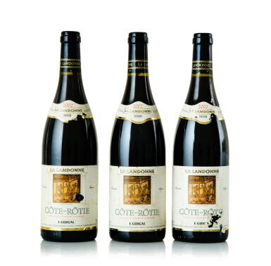 View full screen - View 1 of Lot 363. Côte Rôtie, La Landonne 2002 Guigal (3 BT).