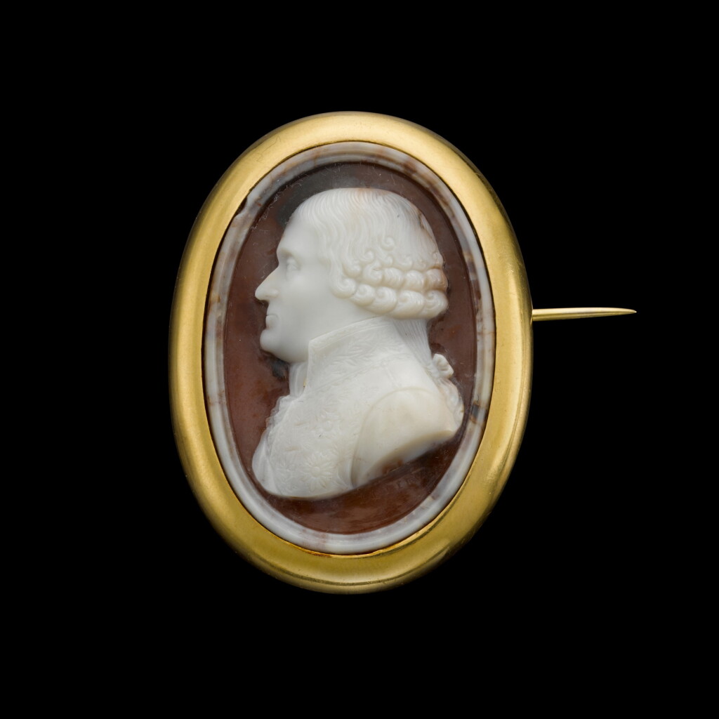View full screen - View 1 of Lot 57. FRENCH, CIRCA 1800 POSSIBLY PHILIPPE LELIEVRE (1731-1815) | CAMEO WITH JEAN-JACQUES-RÉGIS DE CAMBACÉRÈS, DUKE OF PARMA, SECOND CONSUL OF FRANCE (1753-1824).