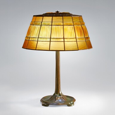 View full screen - View 1 of Lot 625. "Favrile Fabrique" Table Lamp.