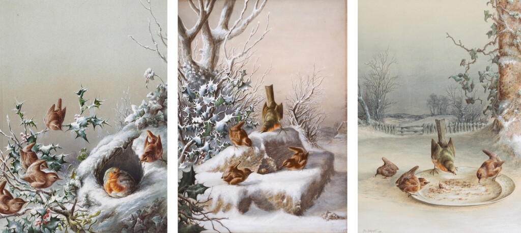 View full screen - View 1 of Lot 142. In Peacetime; Under Siege; The Stand-off (Robins and Wrens).