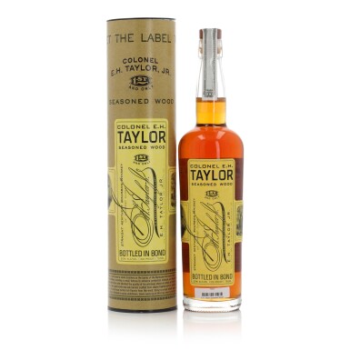 View full screen - View 1 of Lot 169. Colonel E.H. Taylor Seasoned Wood 100 Proof NV (1 BT 75cl).