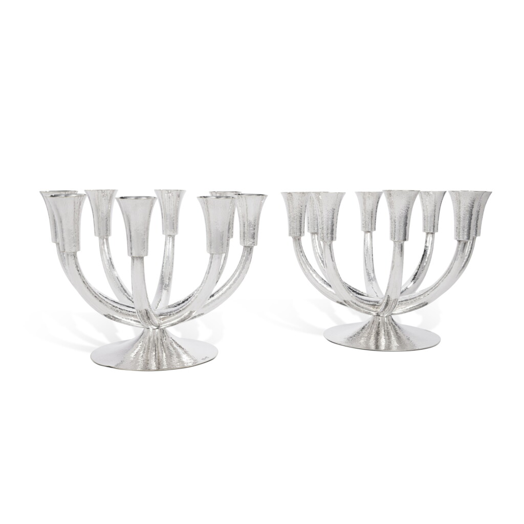 View full screen - View 1 of Lot 640. Pair of Eight-Arm Candelabras.