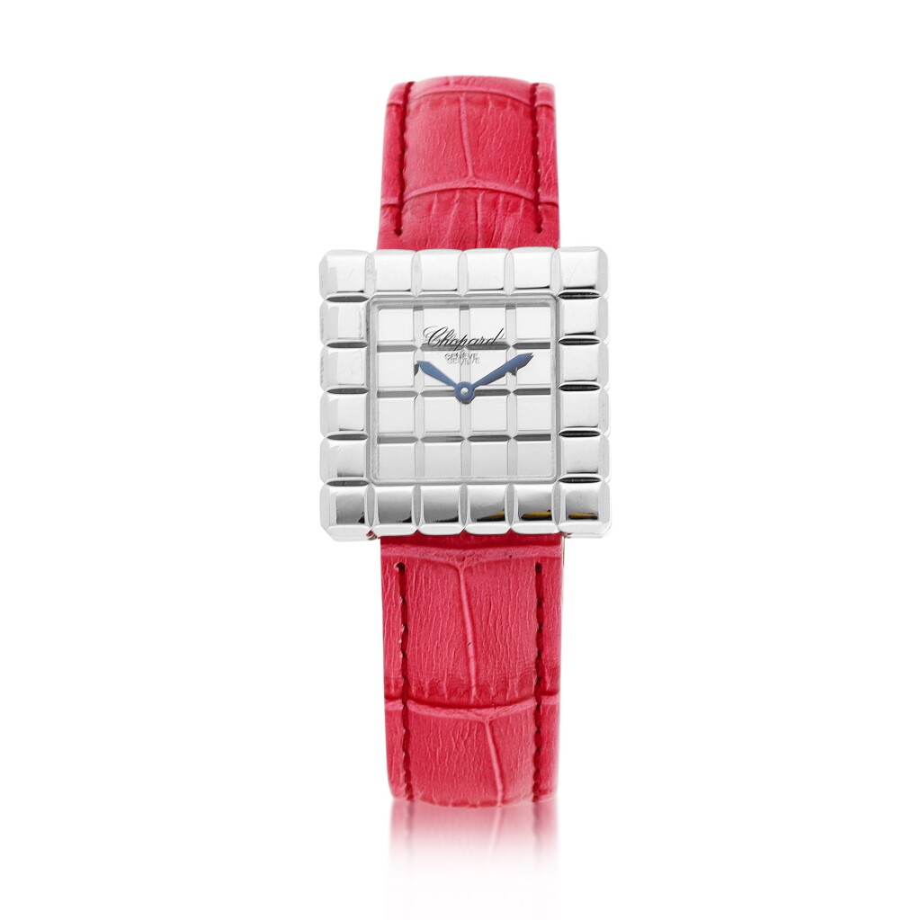 View full screen - View 1 of Lot 8118. Chopard | Ice Cube, A white gold wristwatch, circa 2000 | 蕭邦 | Ice Cube 白金腕錶,約2000年製.