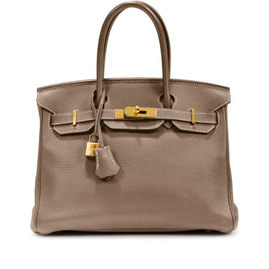 View full screen - View 1 of Lot 732. Etoupe Togo Birkin 30 Gold Hardware, 2021.