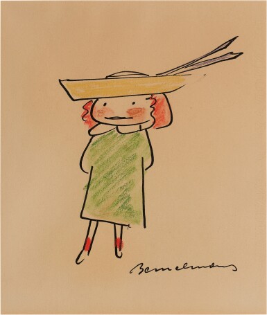 View full screen - View 1 of Lot 1171. Bemelmans, Ludwig | Portrait of Madeline .