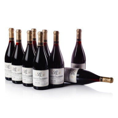 View full screen - View 1 of Lot 235. Griotte Chambertin 2014/2015/2018 Lucien Le Moine (9 BT).