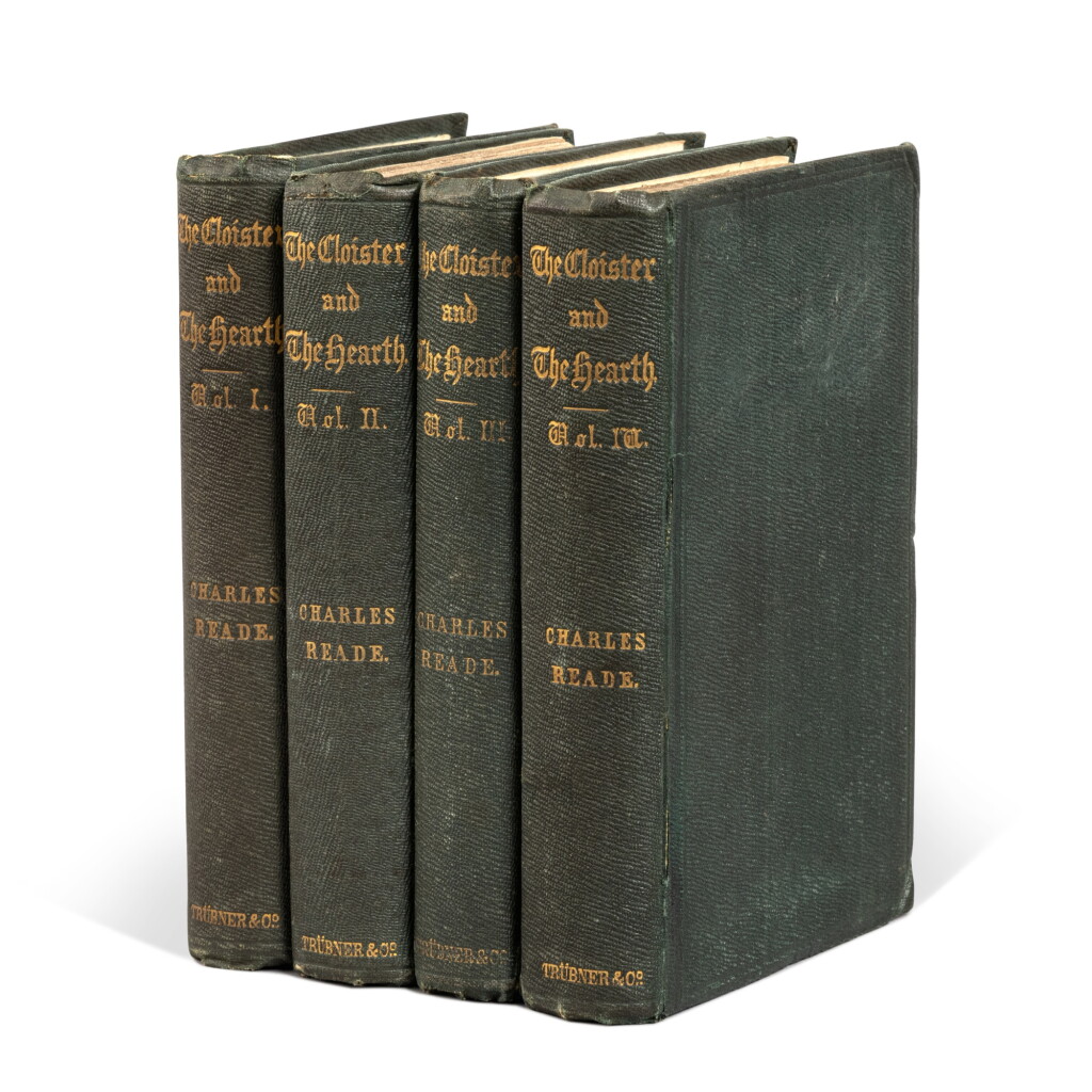 View full screen - View 1 of Lot 1036. Reade, Charles | The Cloister and the Hearth, the first edition of this historical novel.