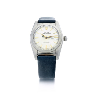 View full screen - View 1 of Lot 304. REFERENCE 2940 'BUBBLEBACK' A STAINLESS STEEL AUTOMATIC CENTER SECONDS WRISTWATCH, CIRCA 1945.