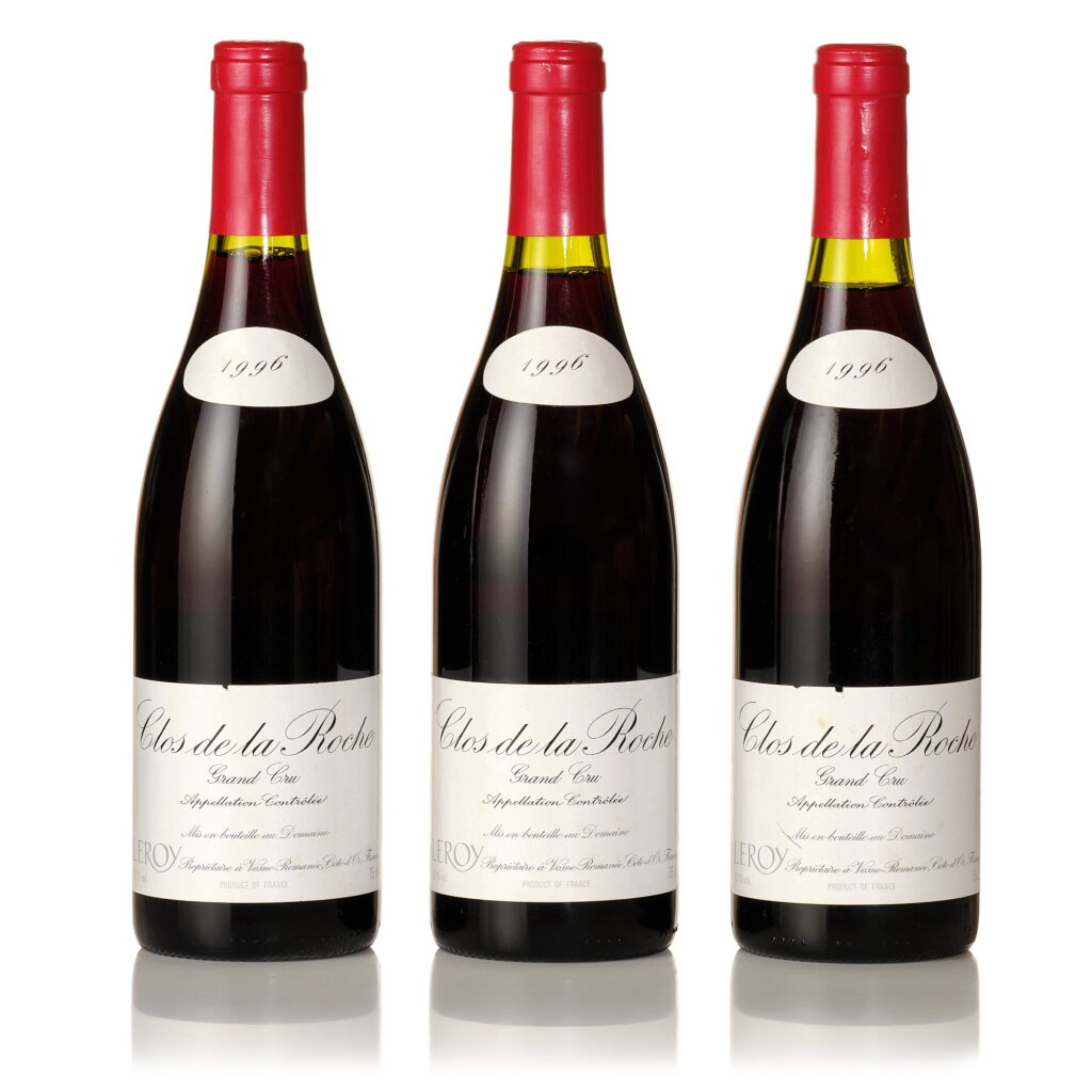 View full screen - View 1 of Lot 324. Clos de la Roche 1996 Domaine Leroy (3 BT).