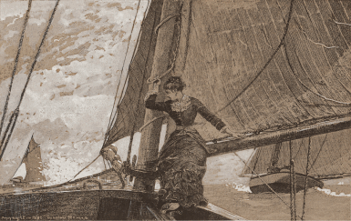 View full screen - View 1 of Lot 457. Yachting Girl.
