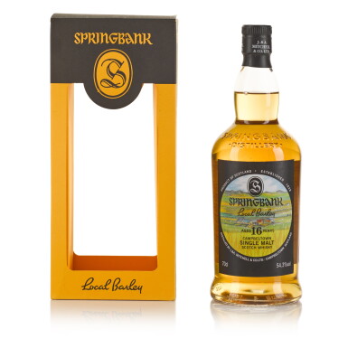 View full screen - View 1 of Lot 267. Springbank Local Barley 16 Year Old 54.3 abv 1999 (1 BT 70cl).