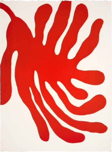 View full screen - View 1 of Lot 73. WILLIAM TURNBULL | LEAVES, RED.