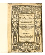 Ascham, Toxophilus, London, 1571, modern red morocco