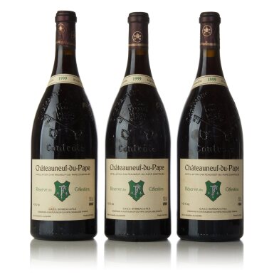 View full screen - View 1 of Lot 1043. Châteauneuf du Pape Rouge, Réserve des Célestins 1999 Henri Bonneau (6 MAG).