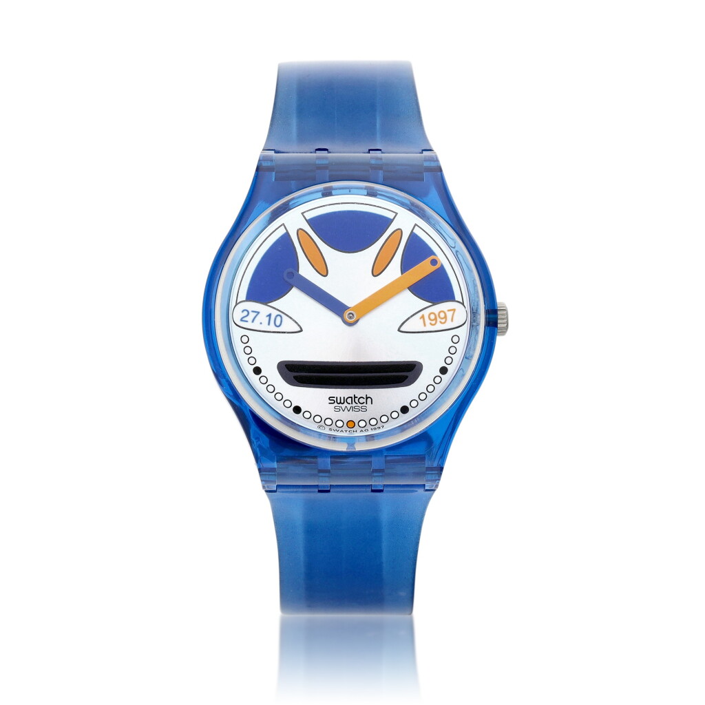 View full screen - View 1 of Lot 8081. Reference GZ154C | A limited edition resin wristwatch, Made to commemorate the opening of the Smart Factory in Hambach, Circa 1997 | 型號GZ154C | 限量版腕錶,為慶祝 Smart Factory 於昂巴克開幕而製,約1997年製.
