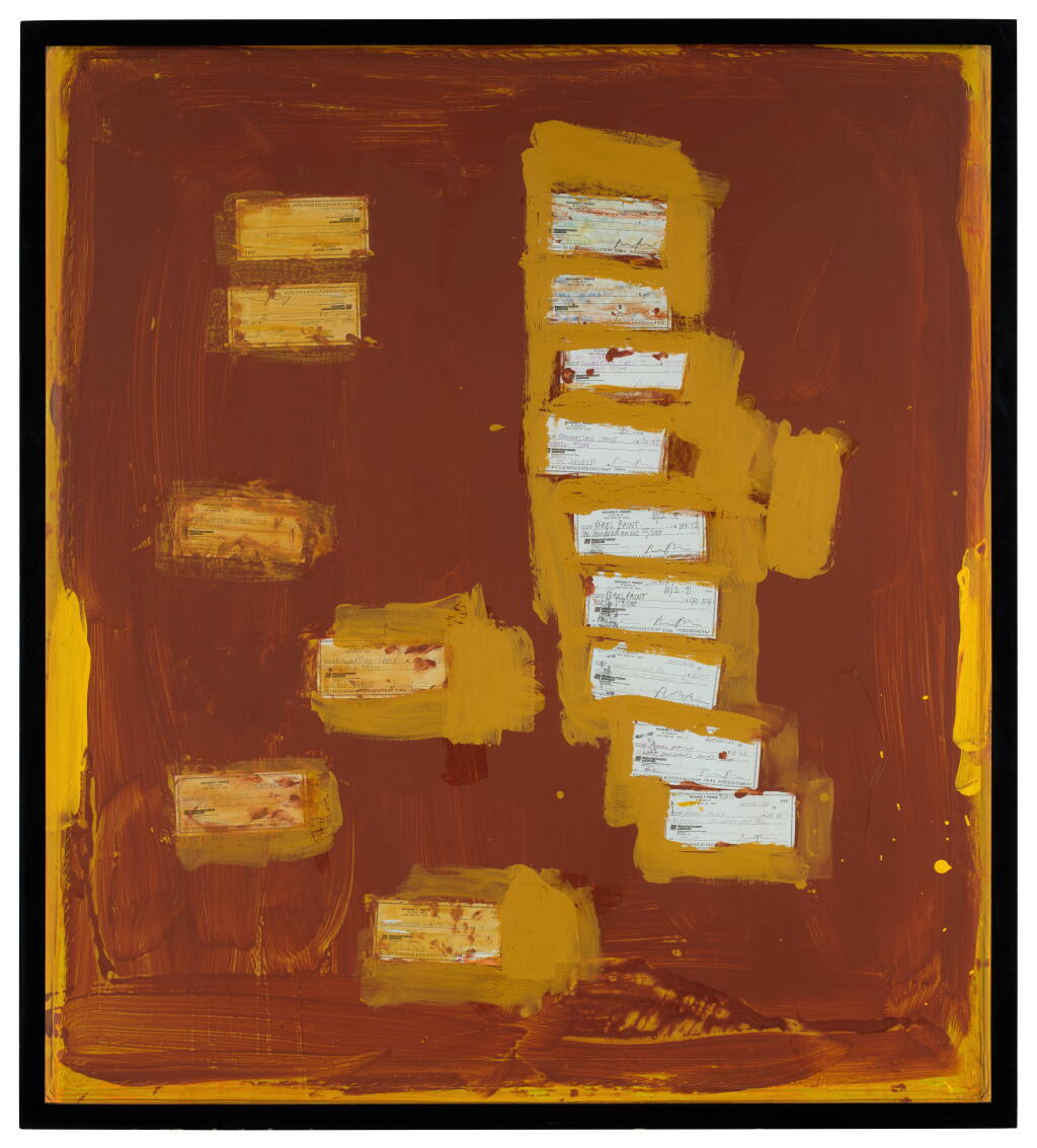 View full screen - View 1 of Lot 519. Untitled (check painting) #6.