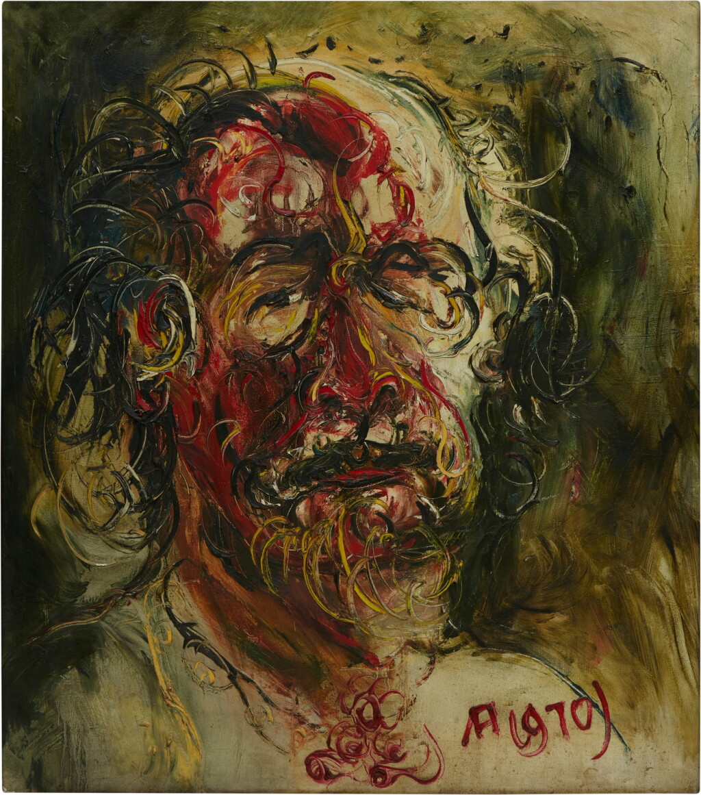 View full screen - View 1 of Lot 784. Affandi 阿凡迪 | Self Portrait 自畫像.