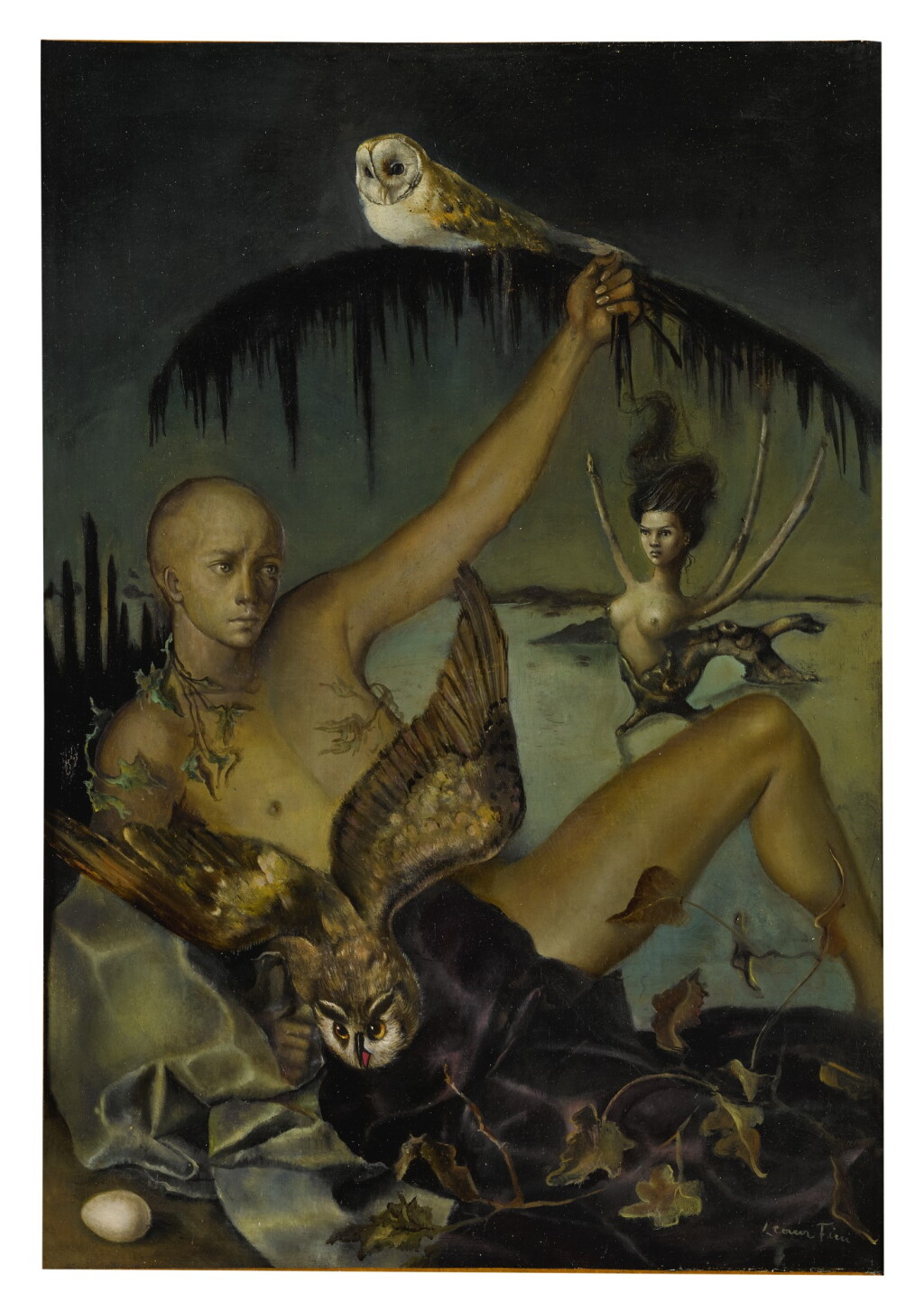 View full screen - View 1 of Lot 86. L’Homme aux chouettes (L’Homme aux hiboux).