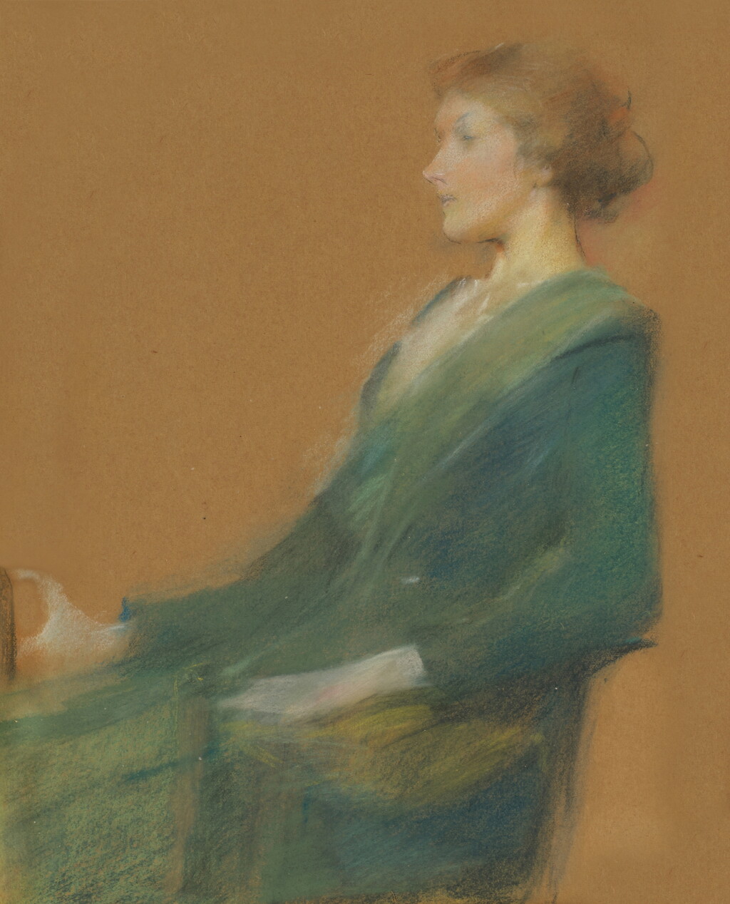 View full screen - View 1 of Lot 2219. Seated Woman in Profile.