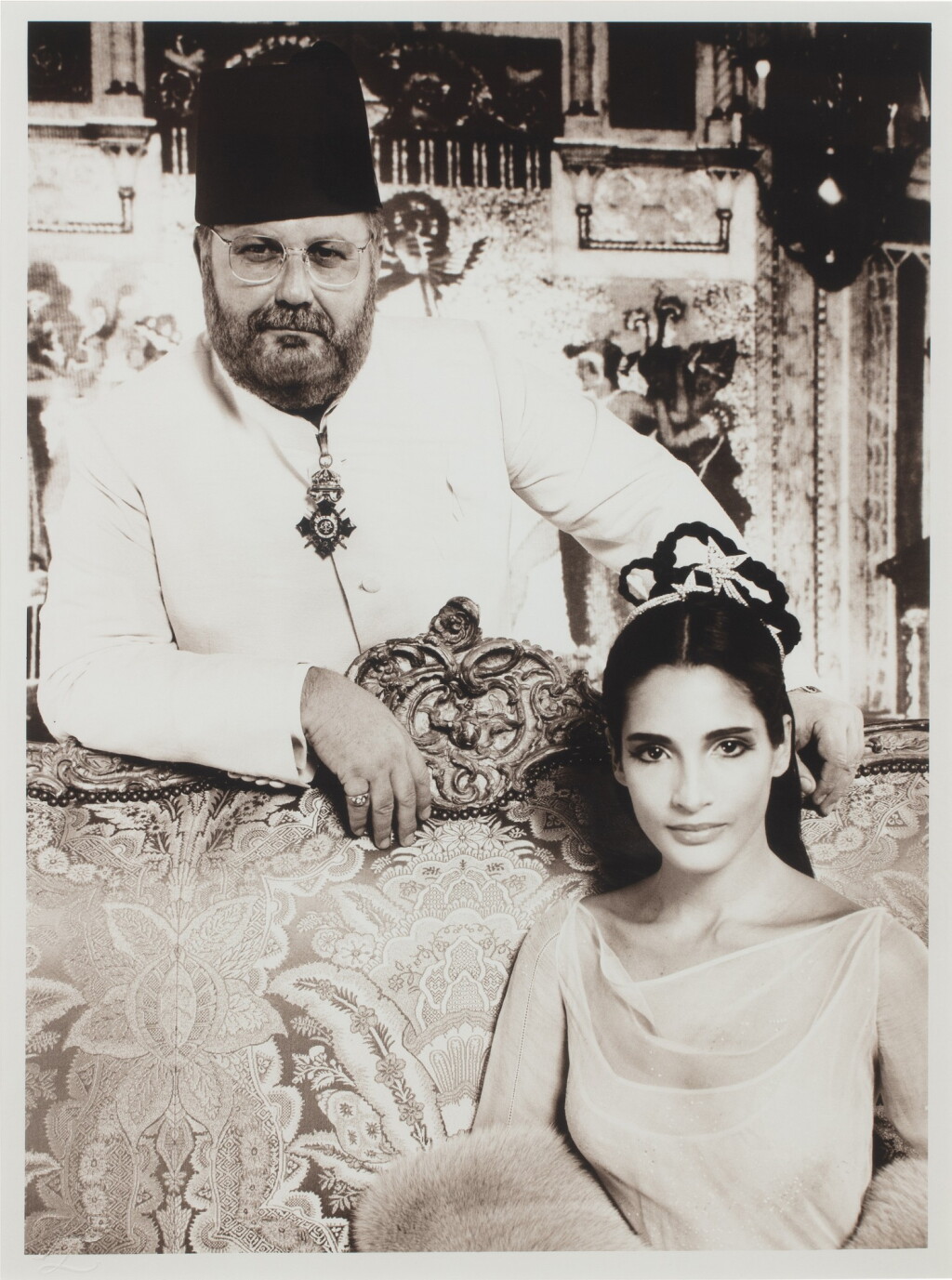View full screen - View 1 of Lot 42. Gianfranco Ferre and model, Vogue, 1997 (2 works).