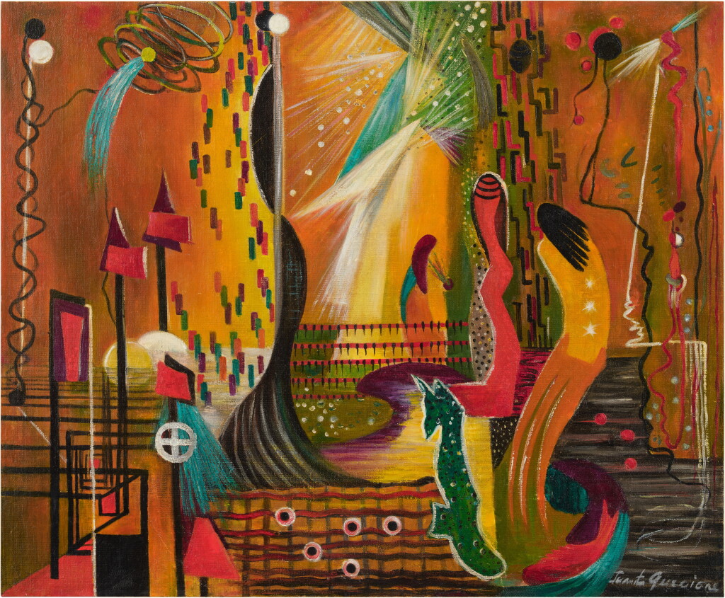View full screen - View 1 of Lot 24. Symphony in orange.