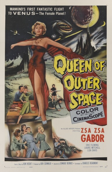 View full screen - View 1 of Lot 100. Queen of Outer Space (1958) poster, US.