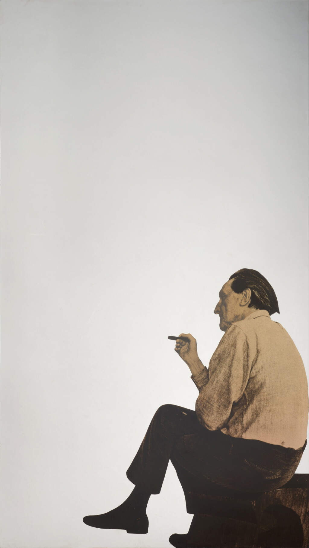 View full screen - View 1 of Lot 22. Marcel Duchamp seduto su un Brancusi.