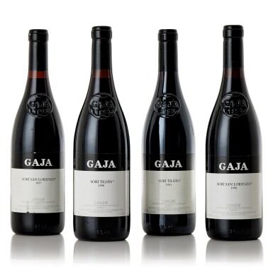 View full screen - View 1 of Lot 8827. Barbaresco, Sorì Tildin, Gaja "Vertical" (3 BT).