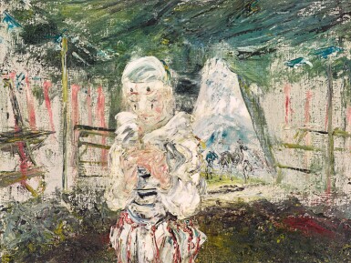 View full screen - View 1 of Lot 32. JACK B. YEATS, R.H.A. | ALONE.