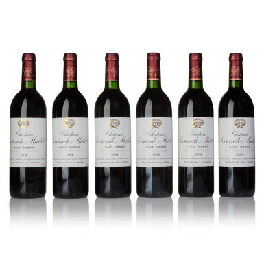 View full screen - View 1 of Lot 197. Château Sociando Mallet 1994 (12 BT).