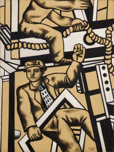 View full screen - View 1 of Lot 106. Étude pour les constructeurs | 《建築工人習作》.