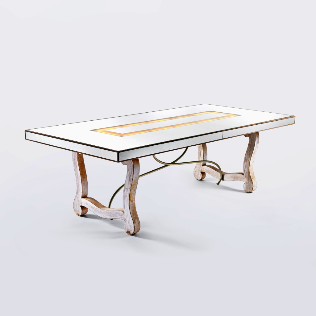 View full screen - View 1 of Lot 56. Illuminated Dining Table.