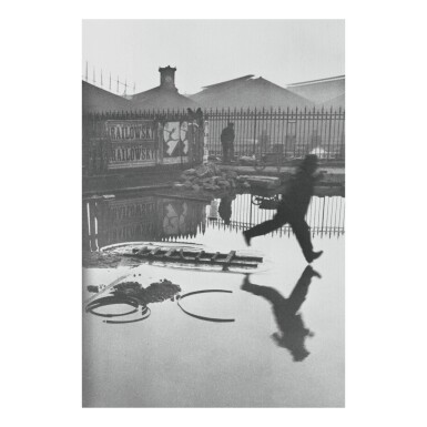 View full screen - View 1 of Lot 84. HENRI CARTIER-BRESSON | BEHIND THE GARE SAINT-LAZARE, PARIS.