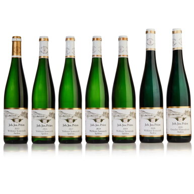 View full screen - View 1 of Lot 519. Graacher Himmelreich and Wehlener Sonnenuhr by J. J. Prüm (7 BT).
