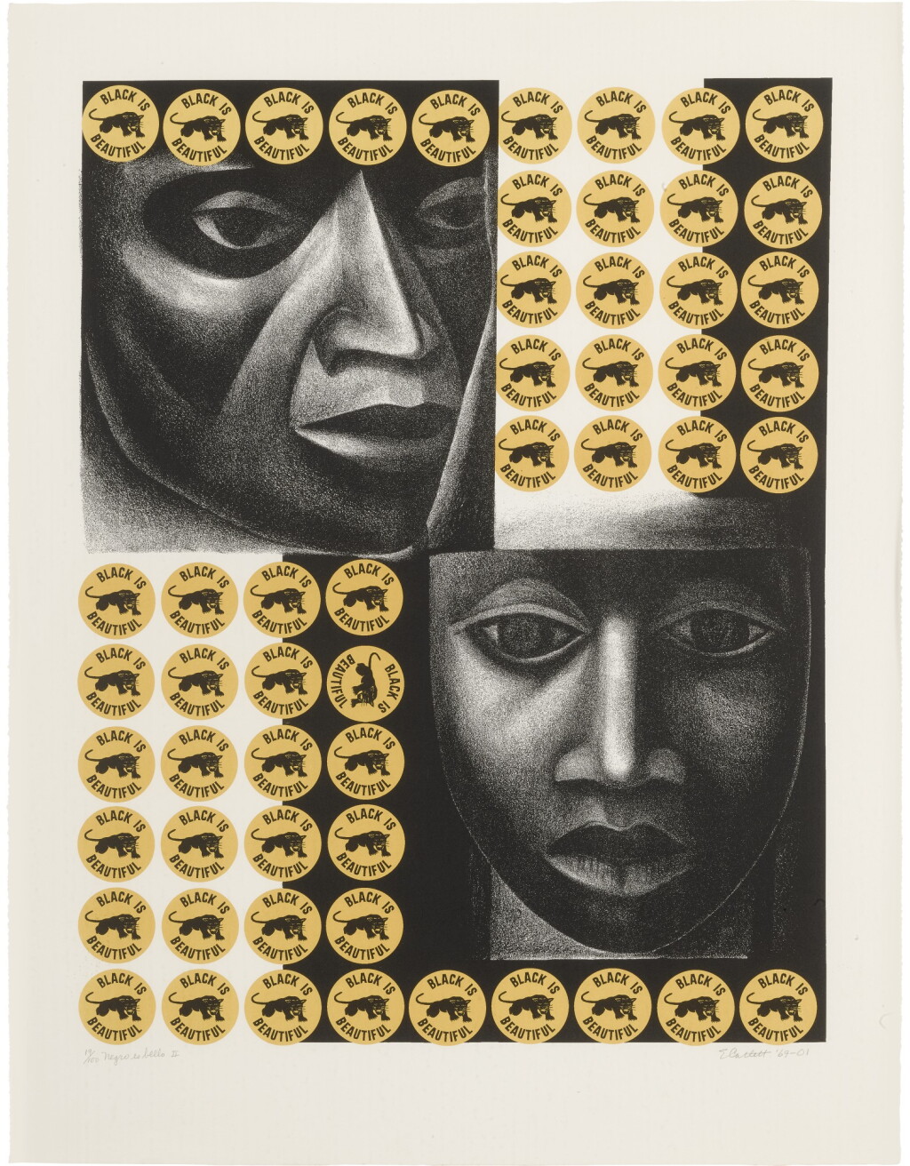 View full screen - View 1 of Lot 708. ELIZABETH CATLETT | NEGRO ES BELLO II.