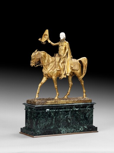 View full screen - View 1 of Lot 67. Jean-Léon Gérôme (1824-1904), circa 1897 Bonaparte entering Cairo | Jean-Léon Gérôme (1824-1904), vers 1897 Bonaparte entrant au Caire.