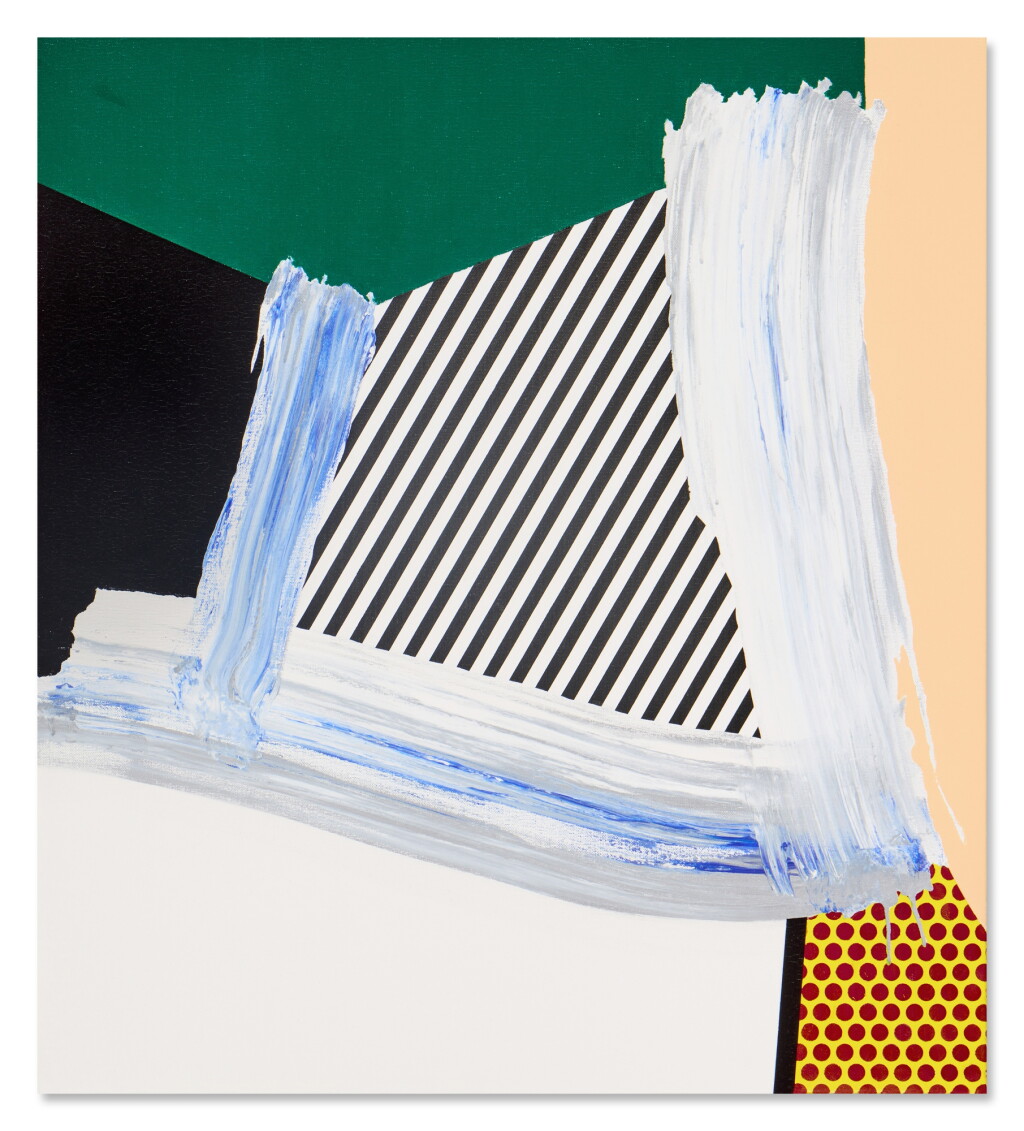 View full screen - View 1 of Lot 428. Brushstroke Abstraction II.