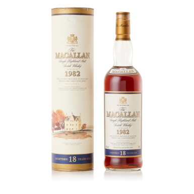 View full screen - View 1 of Lot 9328. The Macallan 18 Year Old Sherry Oak 43.0 abv 1982 (1 BT70).