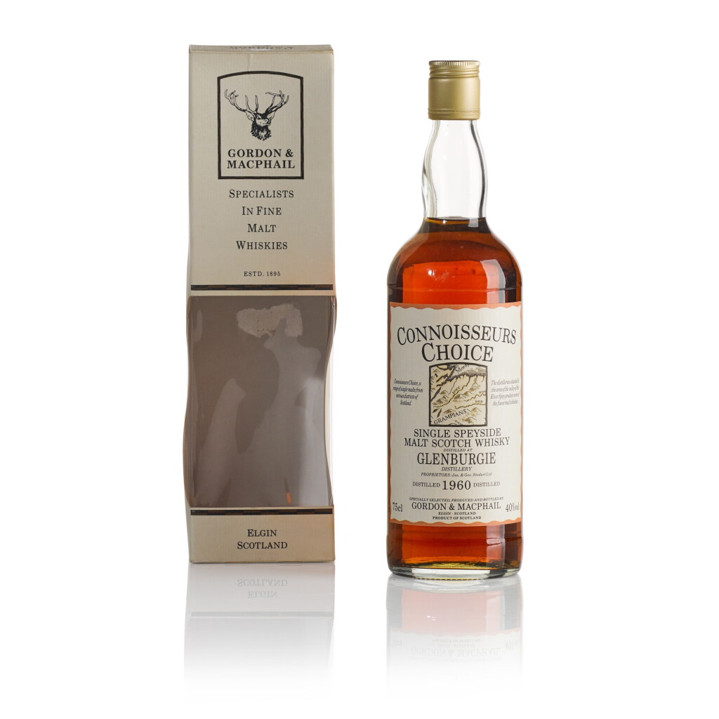 View full screen - View 1 of Lot 312. Glenburgie Gordon & MacPhail Connoisseurs Choice 40.0 abv 1960 (1 BT75).