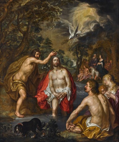 View full screen - View 1 of Lot 283. JACOB LOIS | THE BAPTISM OF CHRIST.