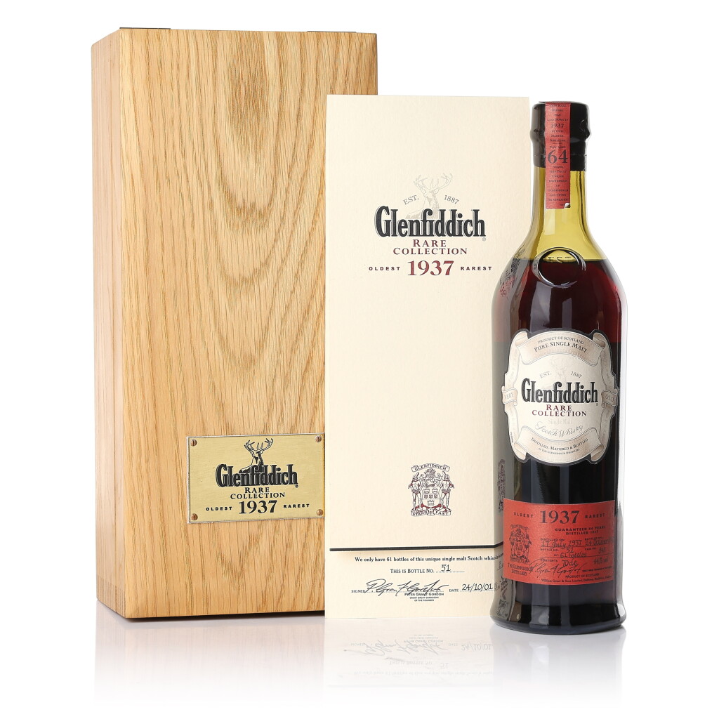 View full screen - View 1 of Lot 3279. Glenfiddich Rare Collection 64 Year Old 44.0 abv 1937 (1 BT70).