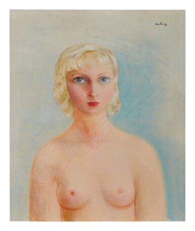 View full screen - View 1 of Lot 95. MOÏSE KISLING | BUSTE NU.