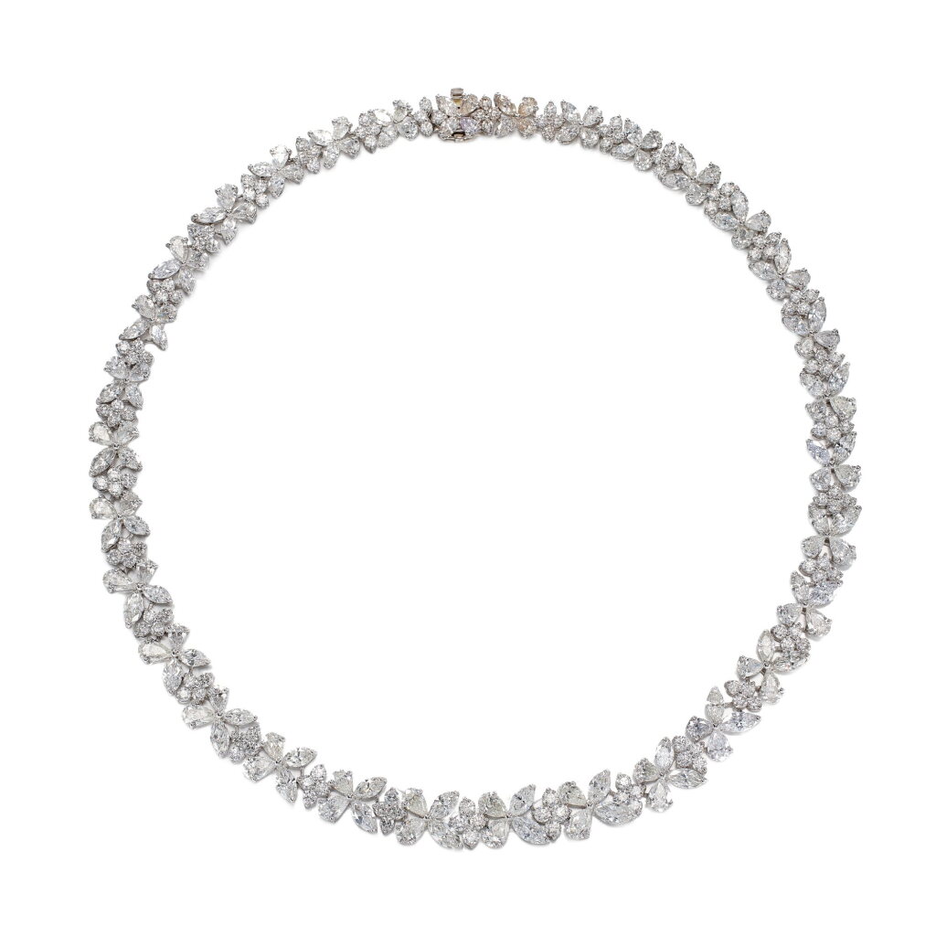 View full screen - View 1 of Lot 1825. Diamond Necklace | 海瑞溫斯頓 | 鑽石 項鏈.