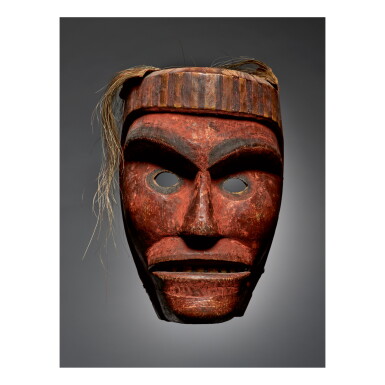 View full screen - View 1 of Lot 51. NUU-CHAH-NULTH OR MAKAH MASK.