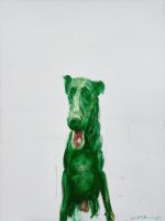 Zhou Chunya 周春芽 | Green Dog 綠狗