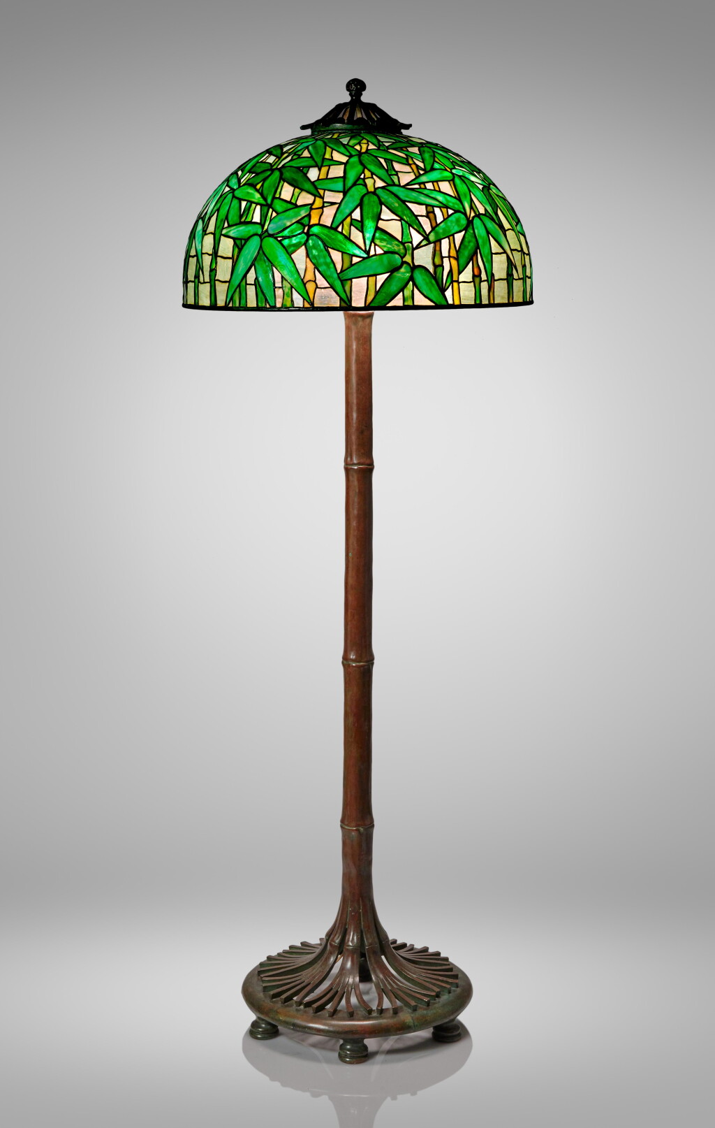 View full screen - View 1 of Lot 310. "Bamboo" Floor Lamp.