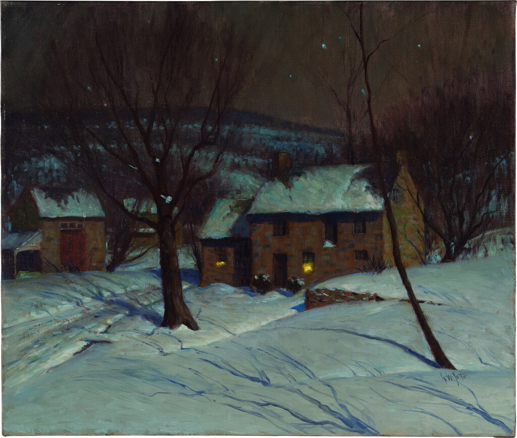View full screen - View 1 of Lot 839. Winter Night.