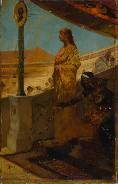 View full screen - View 1 of Lot 23. JEAN JOSEPH BENJAMIN CONSTANT | LA FILLE DE CÉSAR.